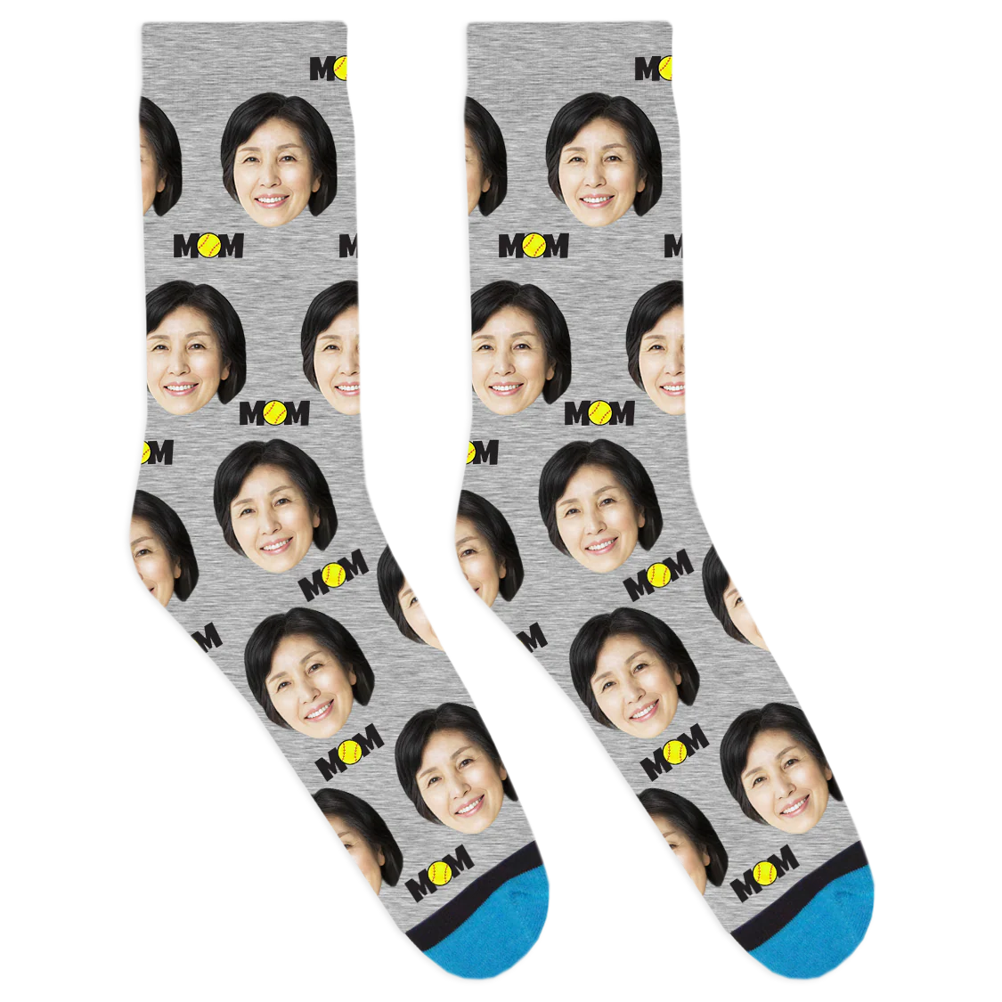Custom Softball Mom Socks - Image 4