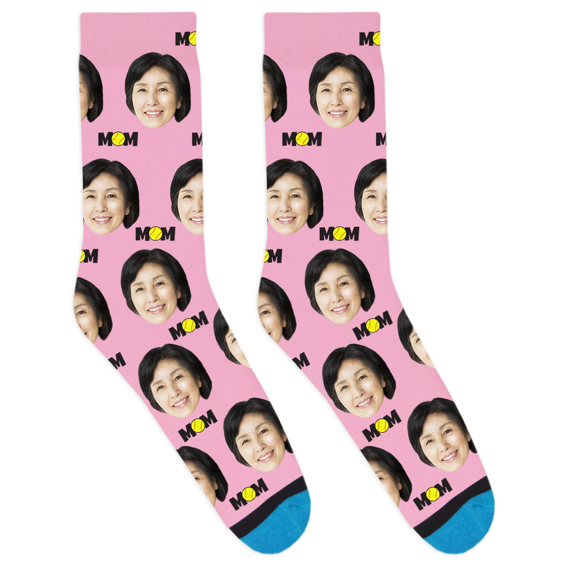 Custom Softball Mom Socks - Image 7