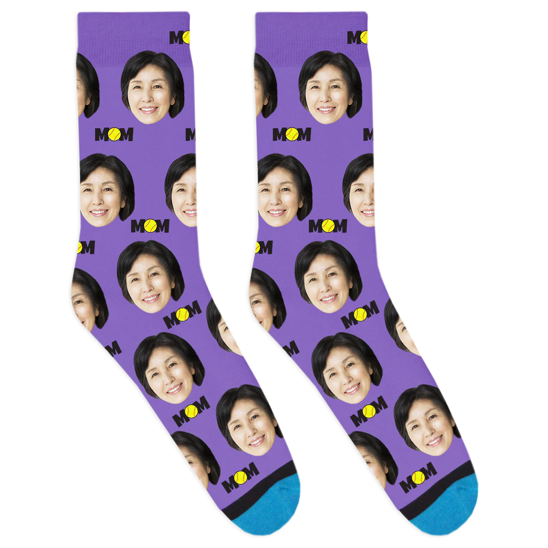 Custom Softball Mom Socks - Image 8