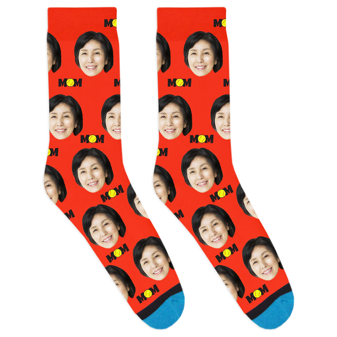 Custom Softball Mom Socks - Image 9