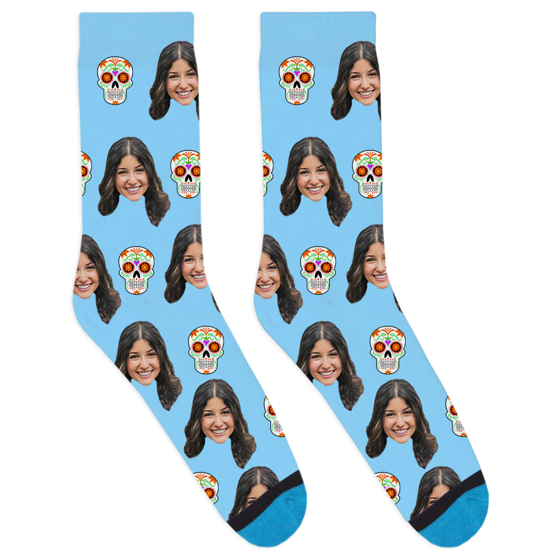 Custom Sugar Skulls Socks - Image 2