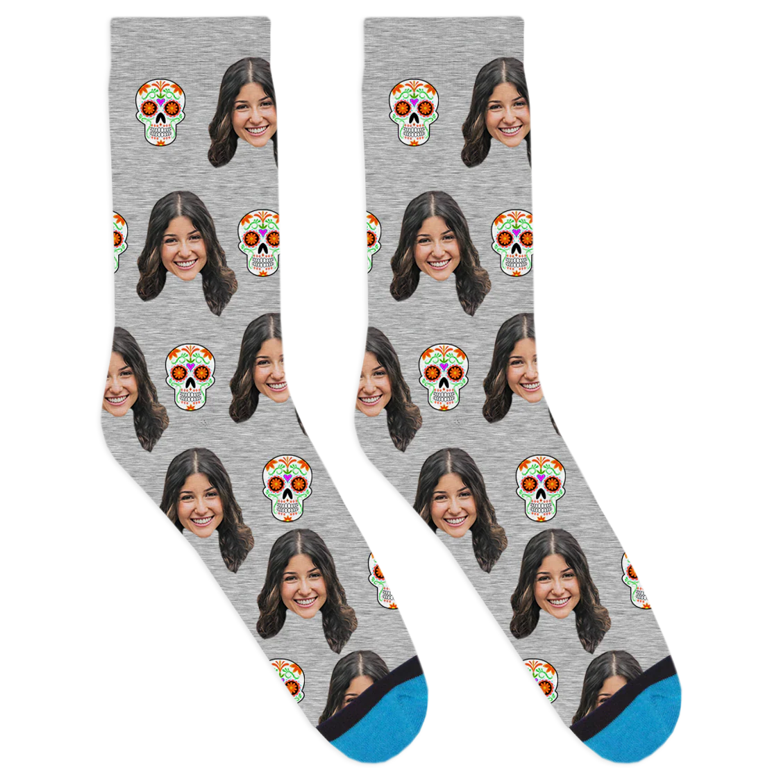 Custom Sugar Skulls Socks - Image 5