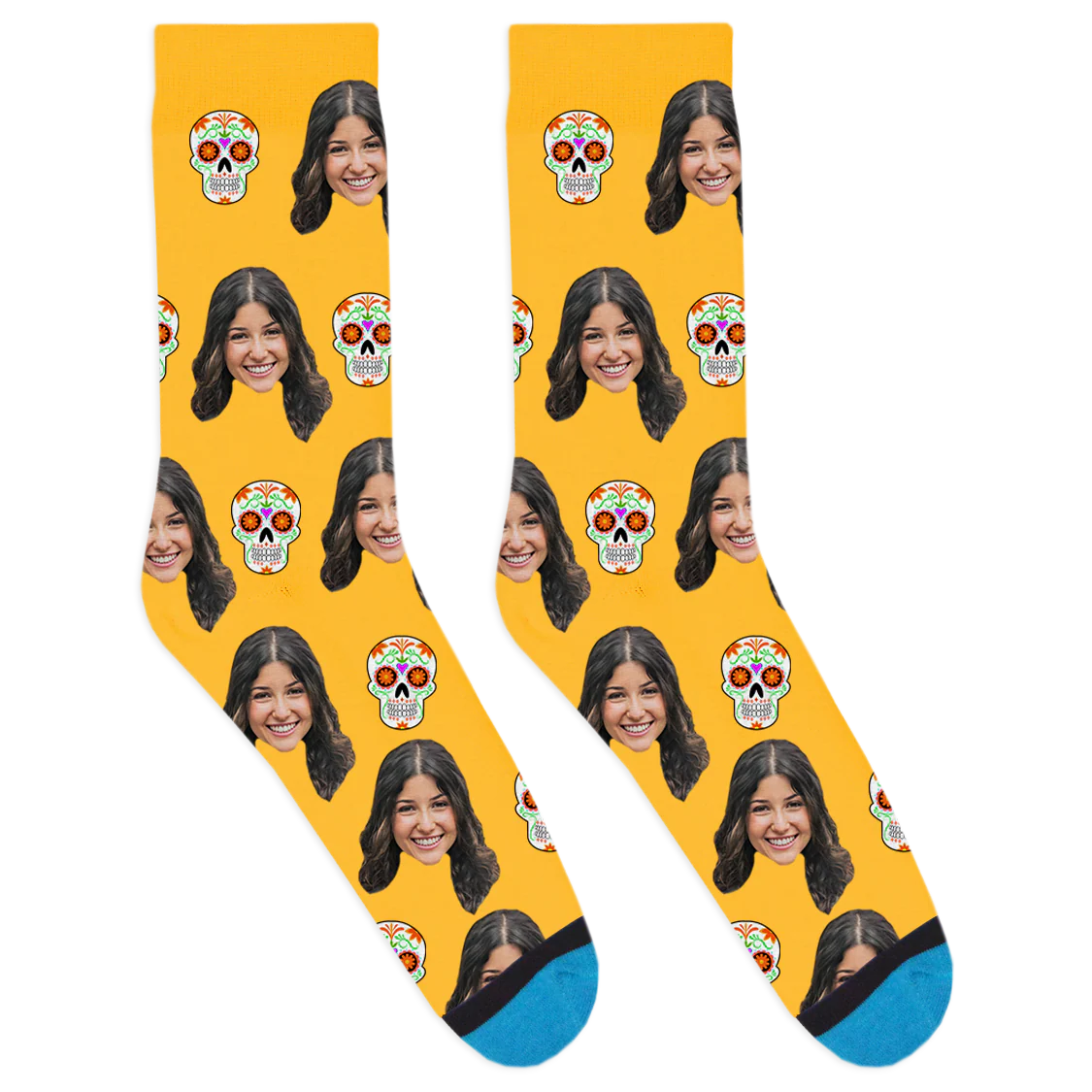 Custom Sugar Skulls Socks - Image 7
