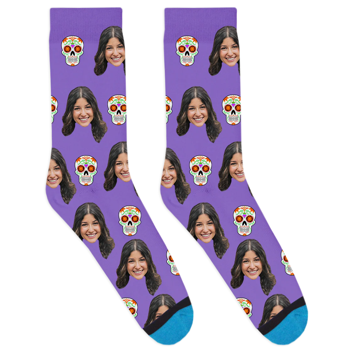 Custom Sugar Skulls Socks - Image 9