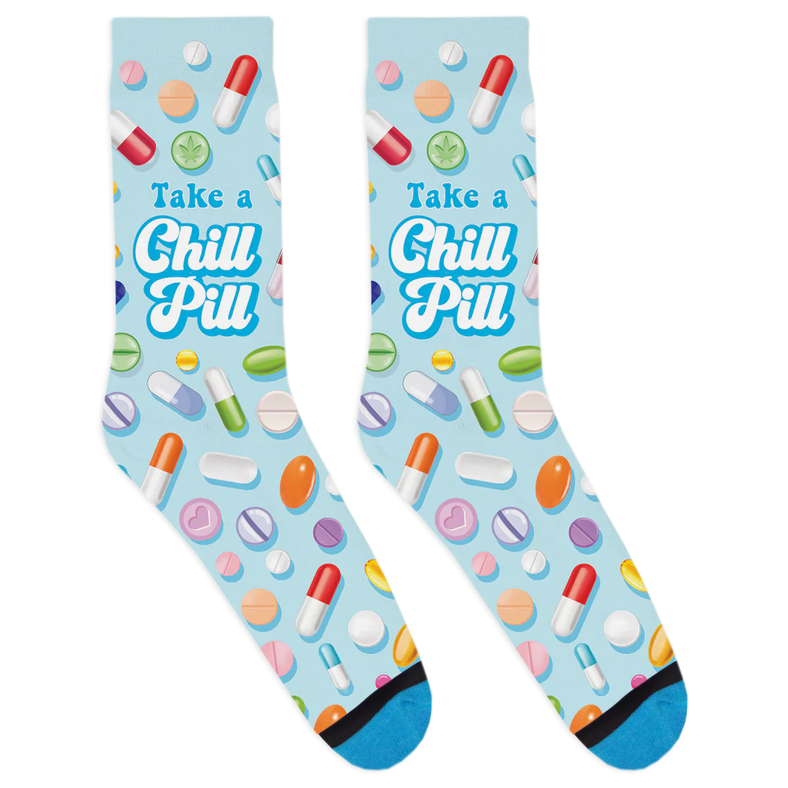 Take a Chill Pill Socks