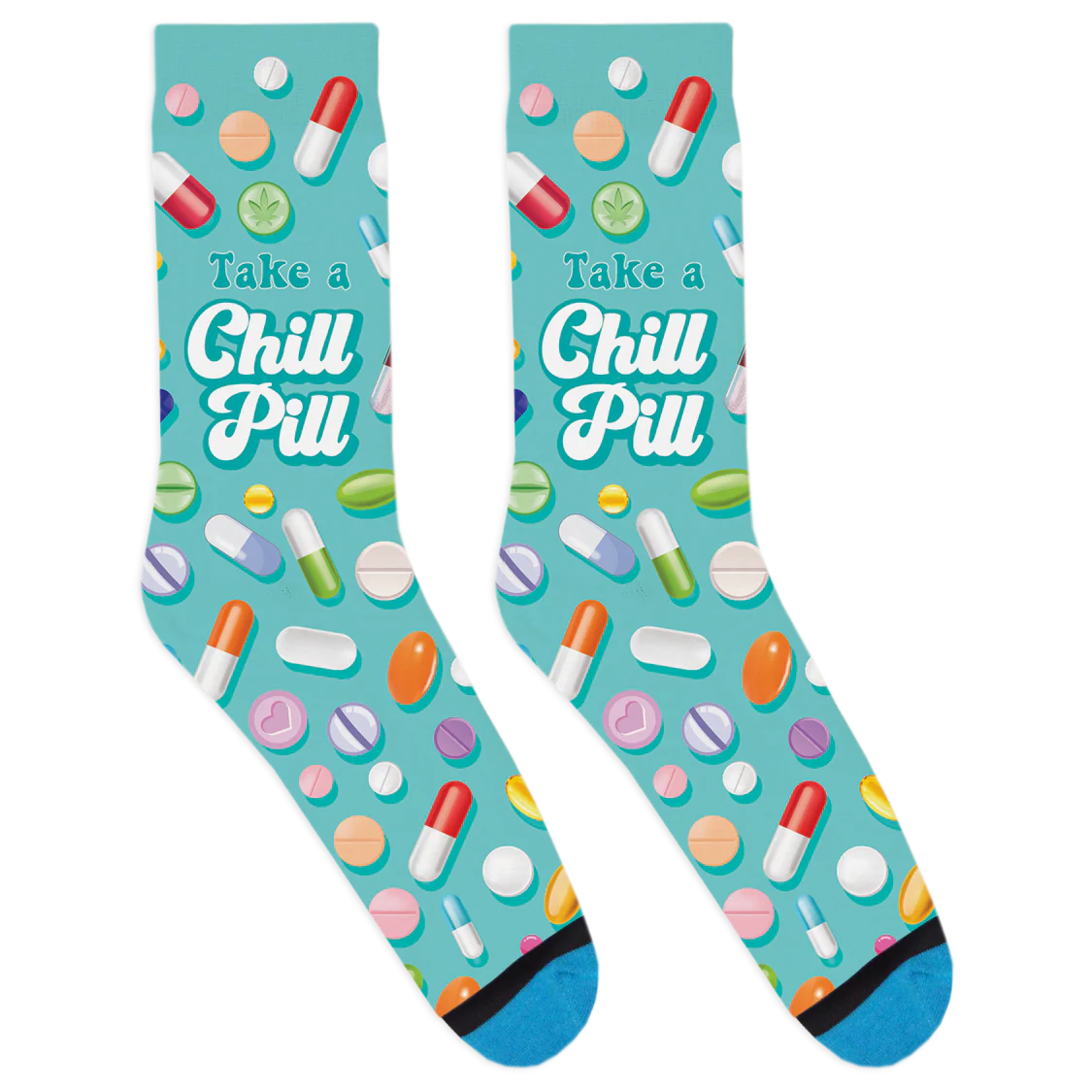 Take a Chill Pill Socks - Image 2