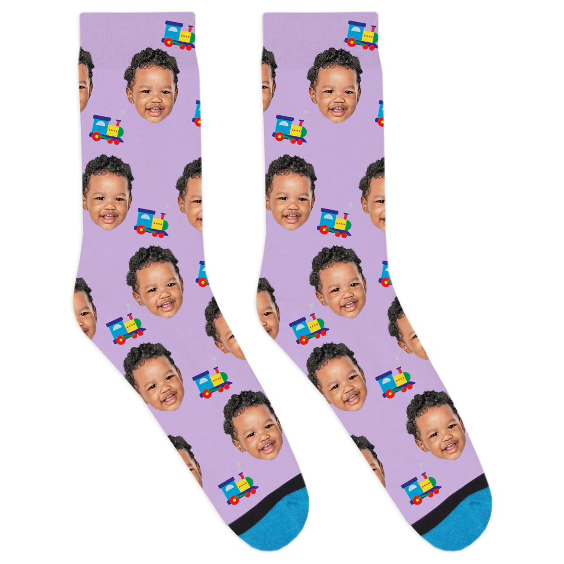 Custom Toy Train Socks - Image 5