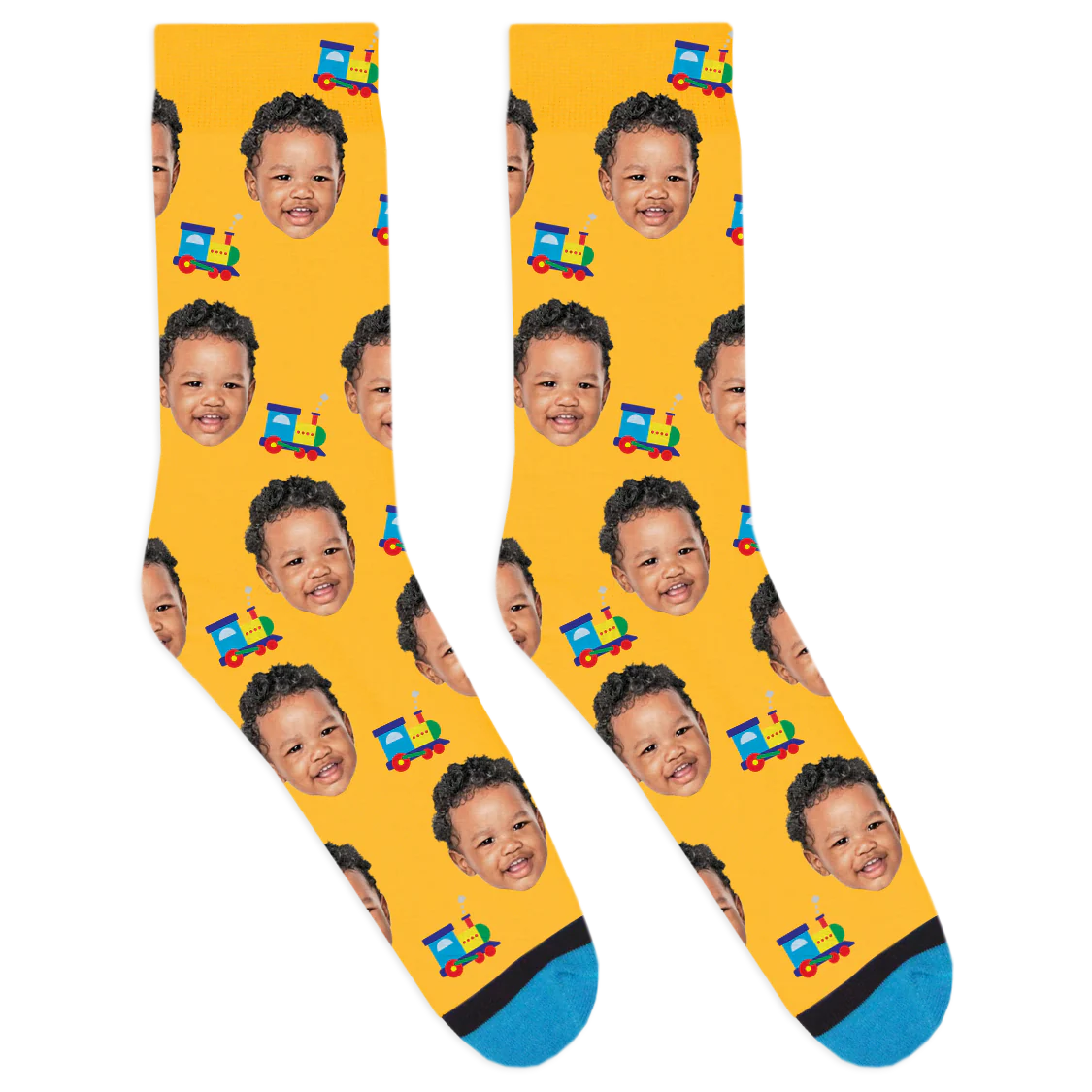 Custom Toy Train Socks - Image 6