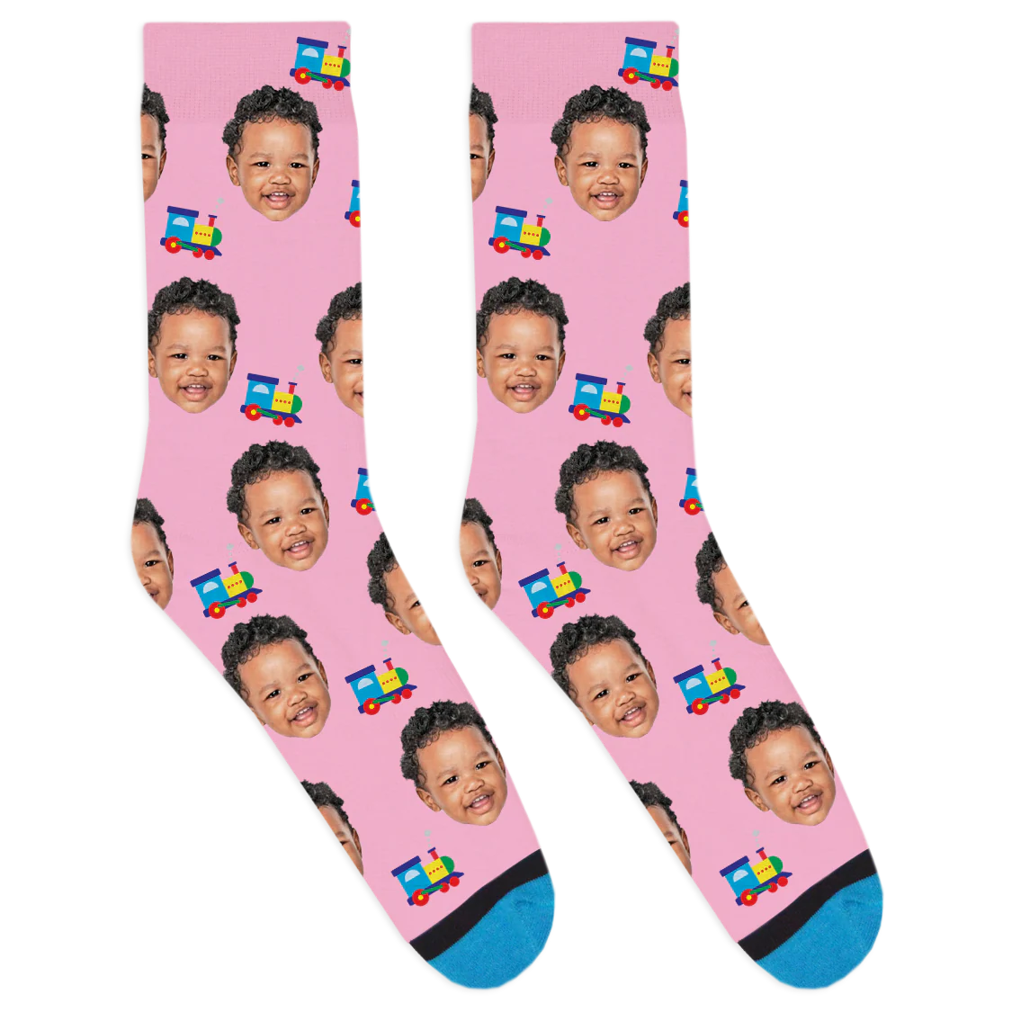 Custom Toy Train Socks - Image 7