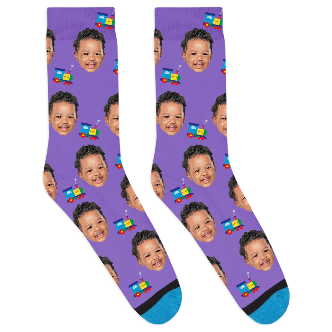 Custom Toy Train Socks - Image 8
