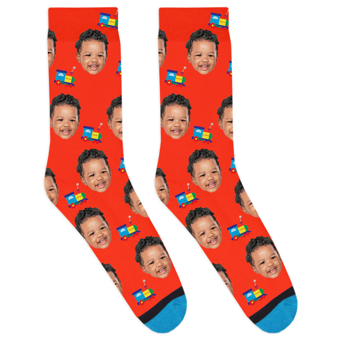 Custom Toy Train Socks - Image 9