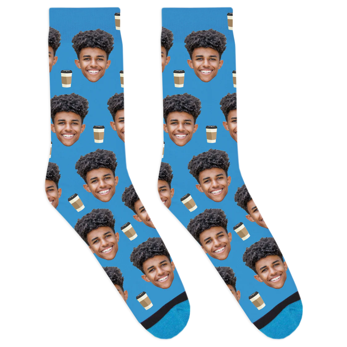 Custom Coffee To Go Socks - Image 3