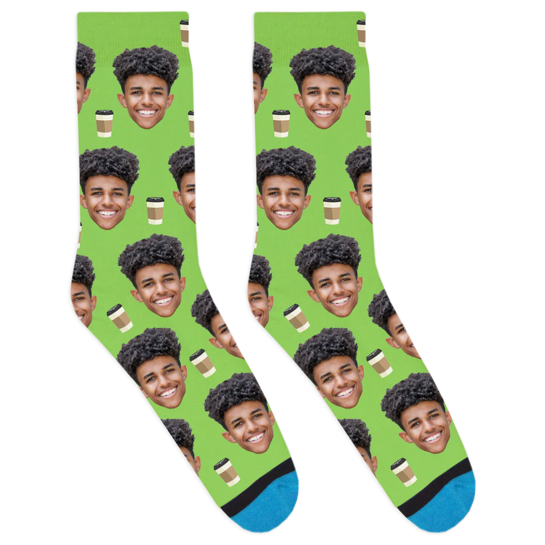 Custom Coffee To Go Socks - Image 4