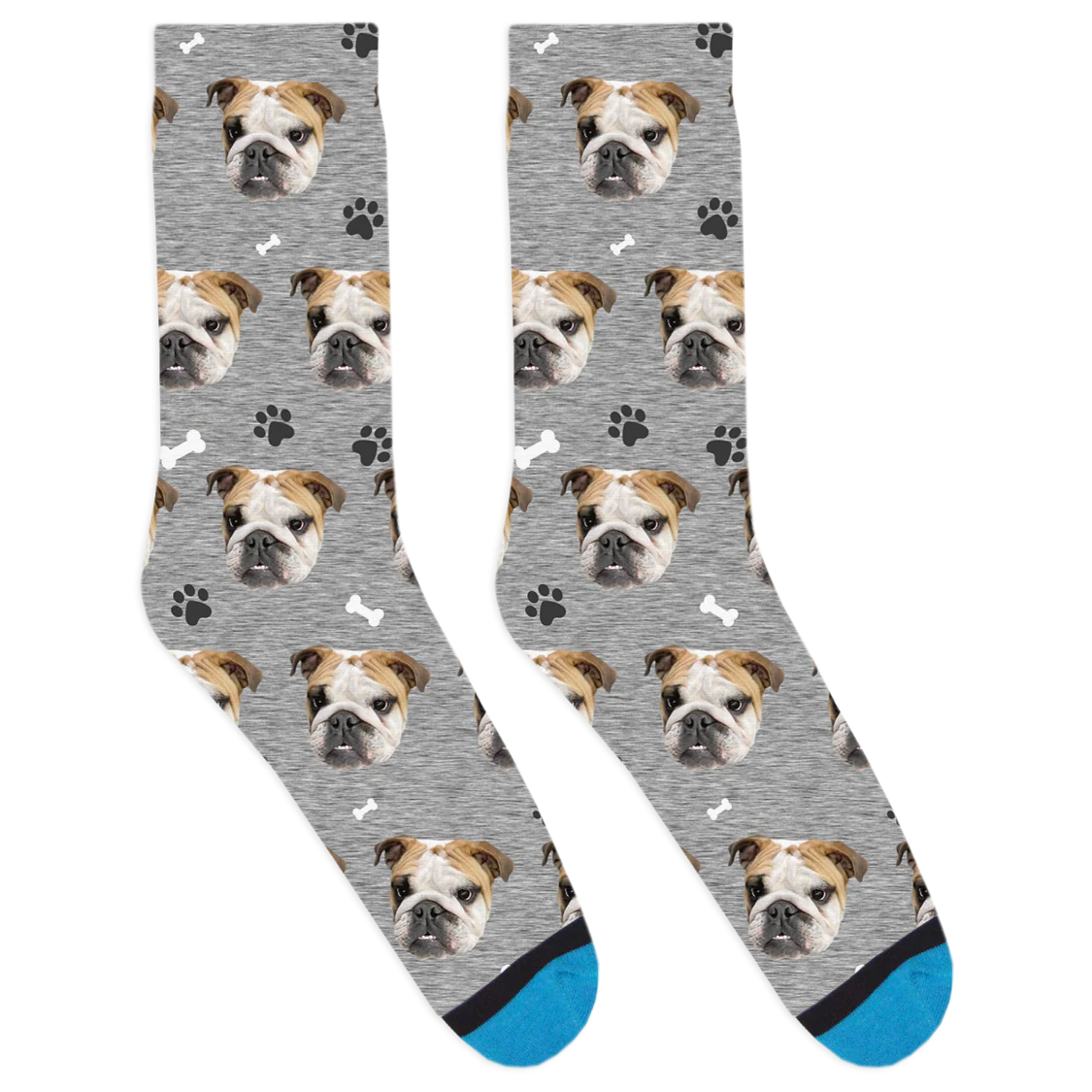 Trevino's Bulldogs Socks