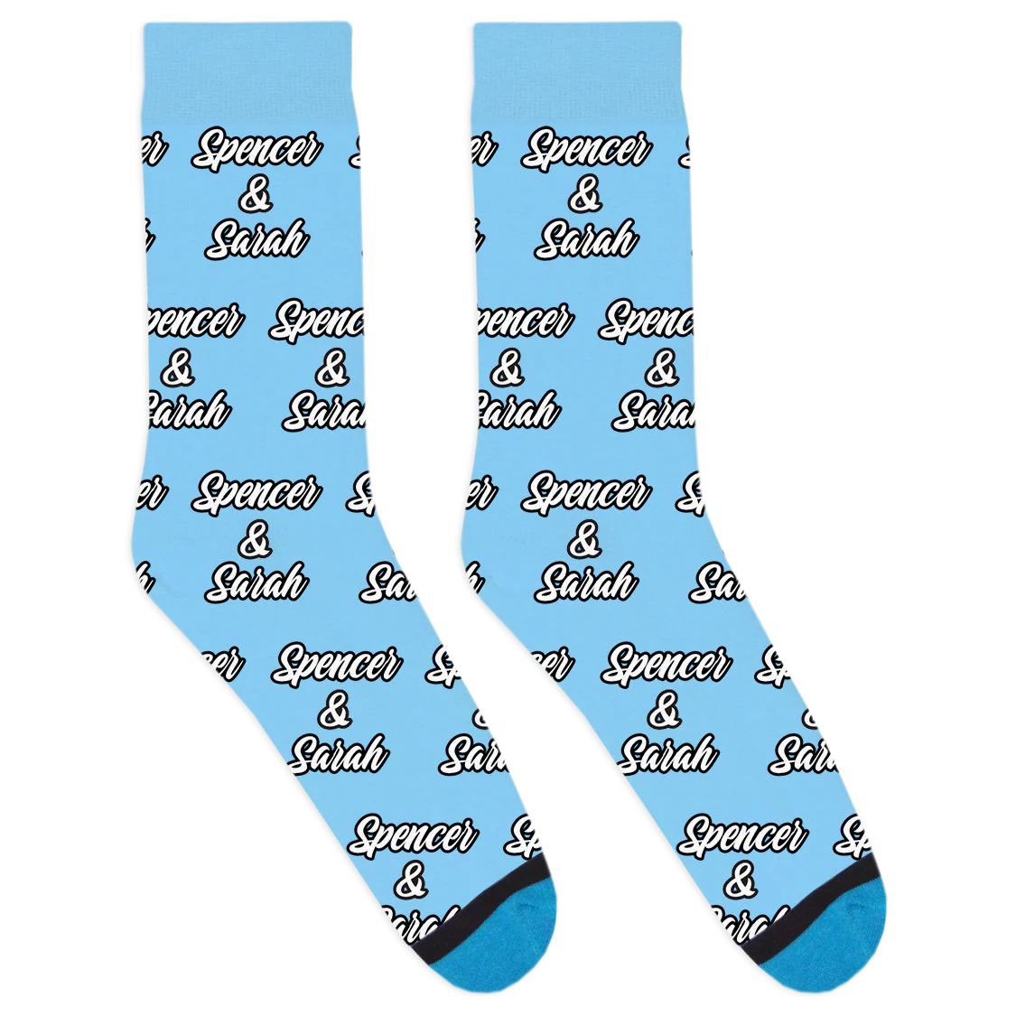 Custom Two Name Socks - Image 3