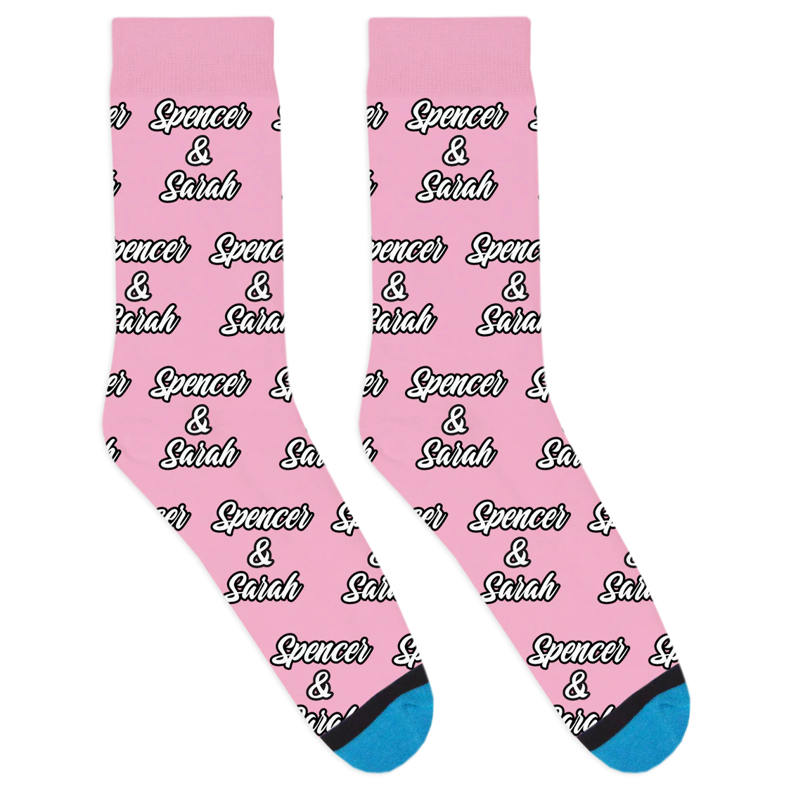 Custom Two Name Socks - Image 4