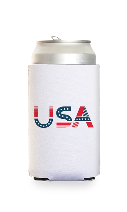 USA Predesigned Can Cooler