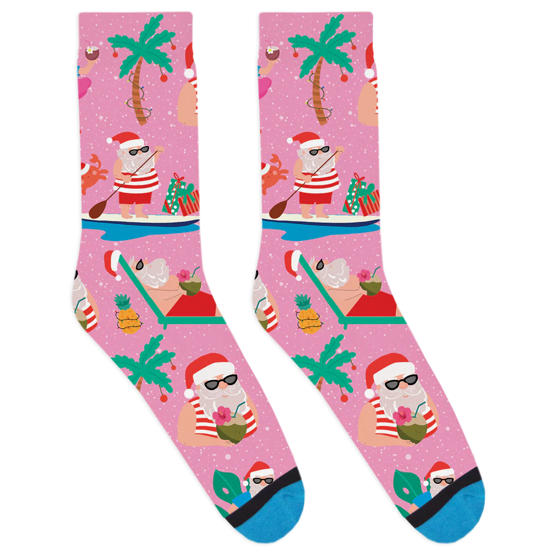 Vacation Santas Socks - Image 2