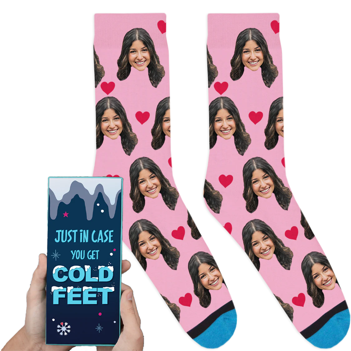 Custom Valentines Socks: Cold Feet