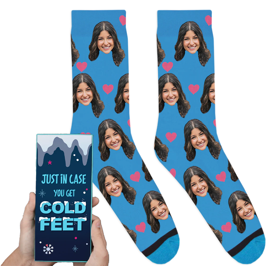 Custom Valentines Socks: Cold Feet - Image 3