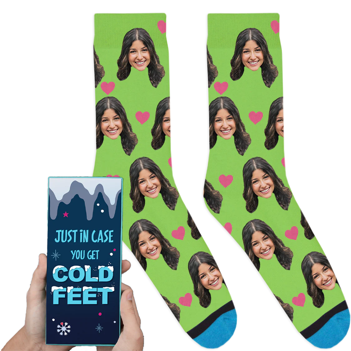 Custom Valentines Socks: Cold Feet - Image 4