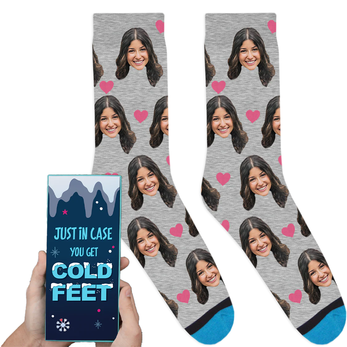 Custom Valentines Socks: Cold Feet - Image 5