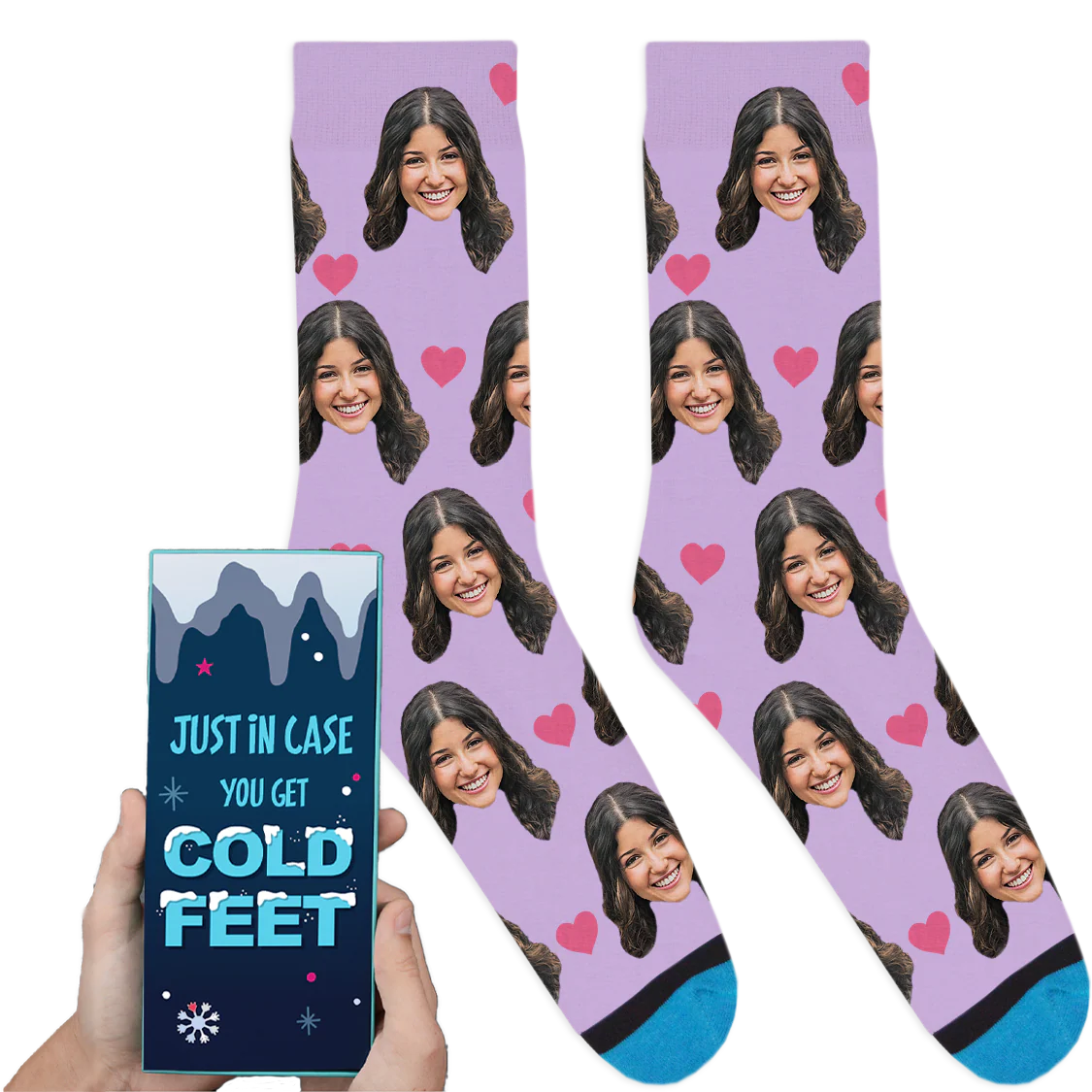 Custom Valentines Socks: Cold Feet - Image 6