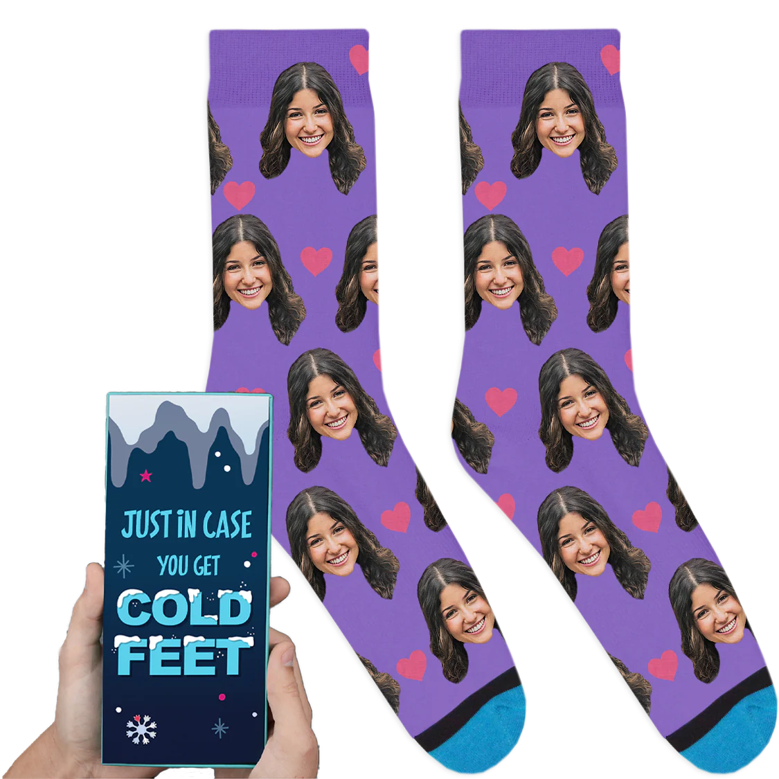 Custom Valentines Socks: Cold Feet - Image 8