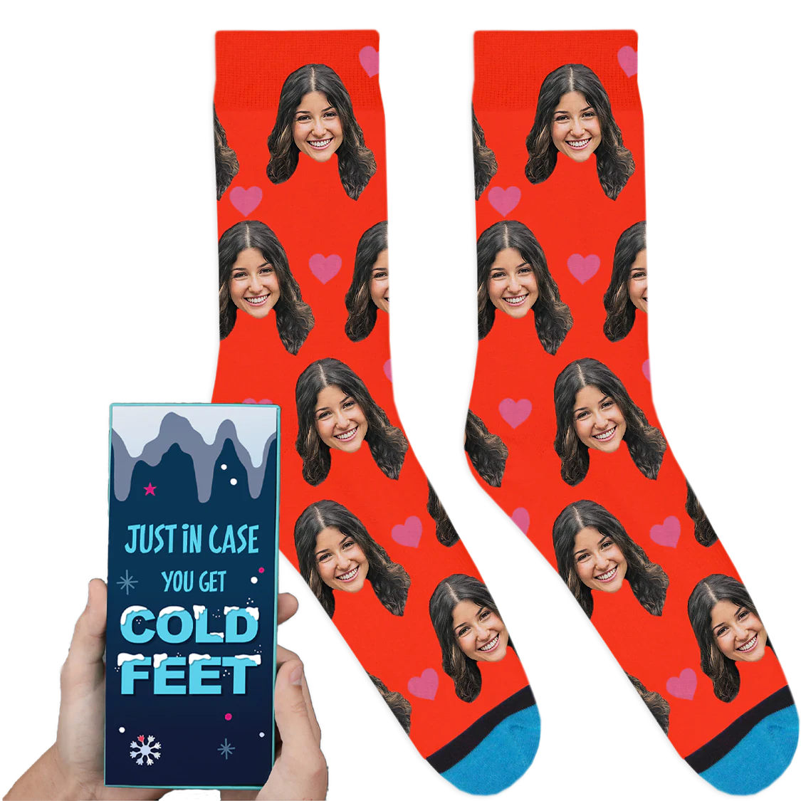 Custom Valentines Socks: Cold Feet - Image 9