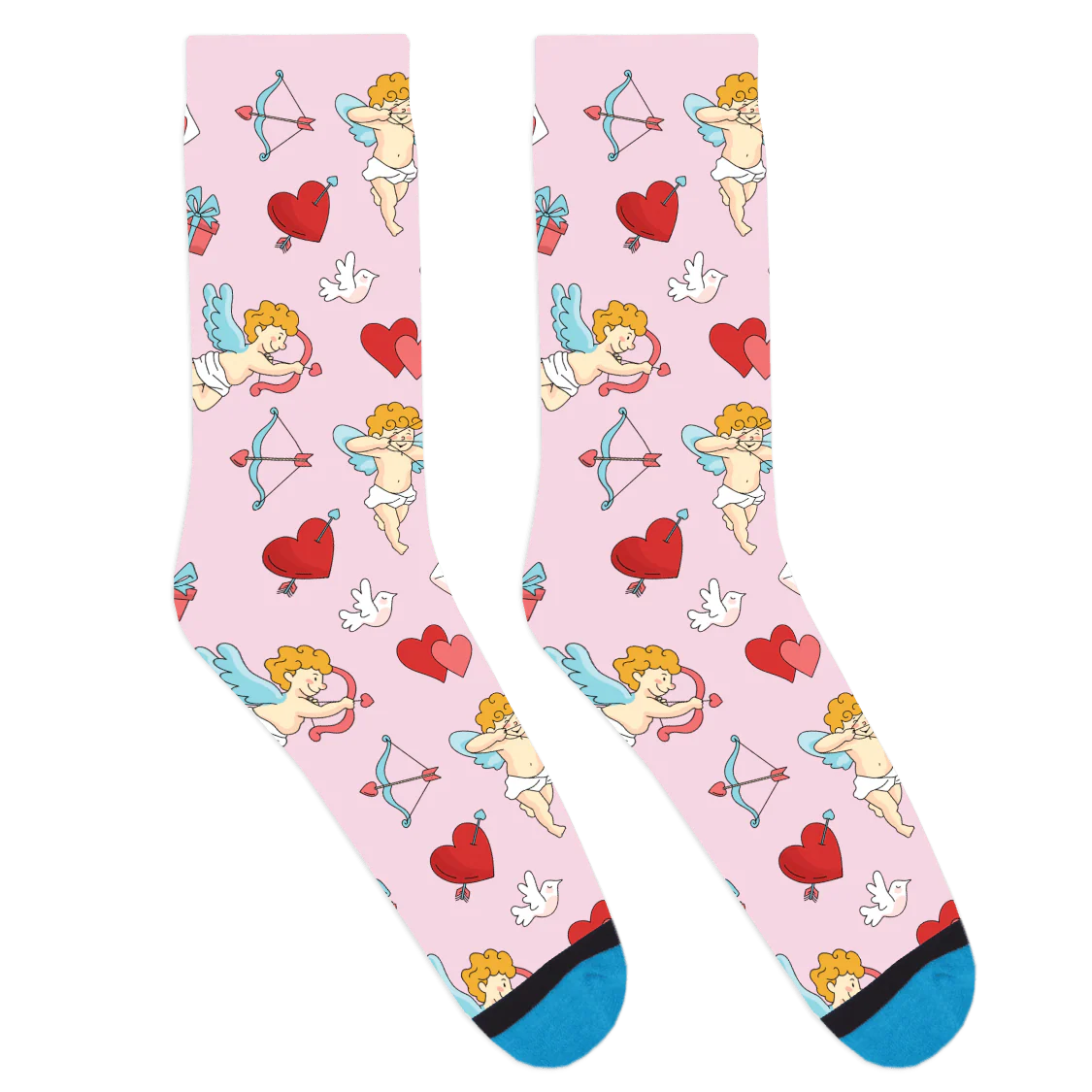 Valentine's Day Cupid Socks - Image 2