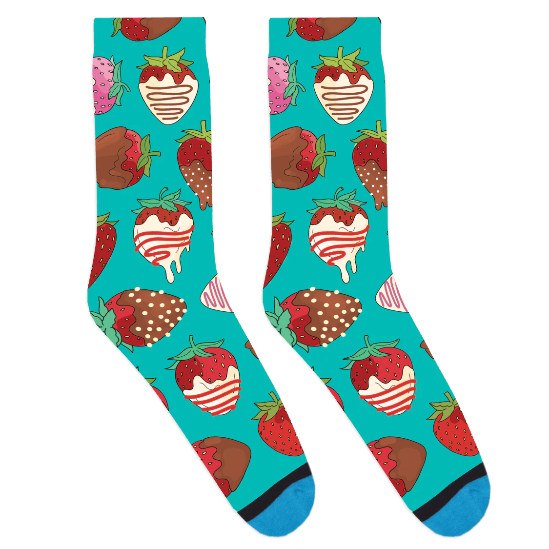 Valentine's Day Strawberries Socks - Image 2