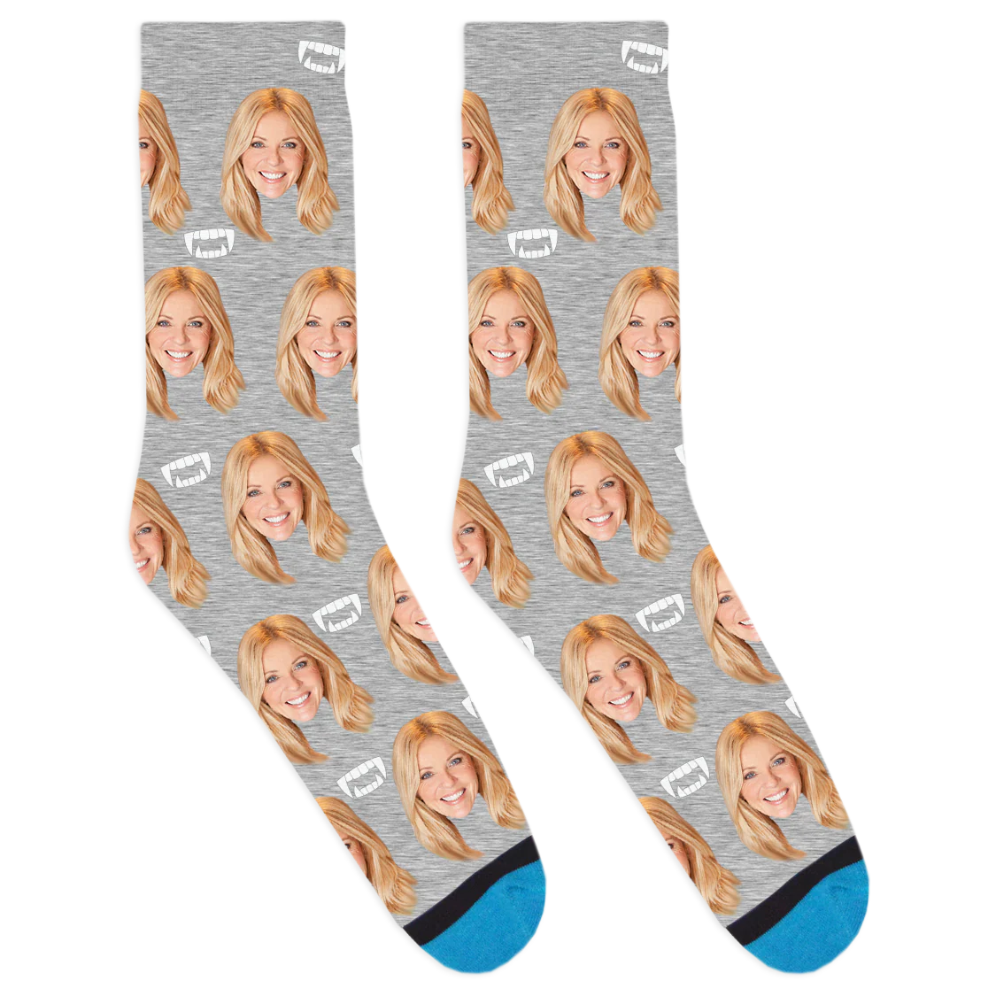 Custom Vampire Fang Socks - Image 5