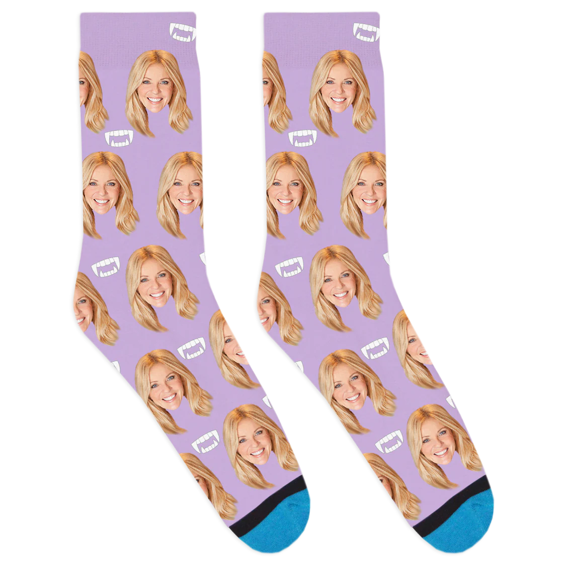 Custom Vampire Fang Socks - Image 6