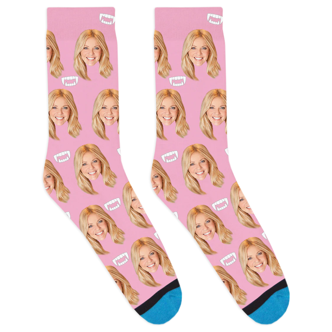 Custom Vampire Fang Socks - Image 8