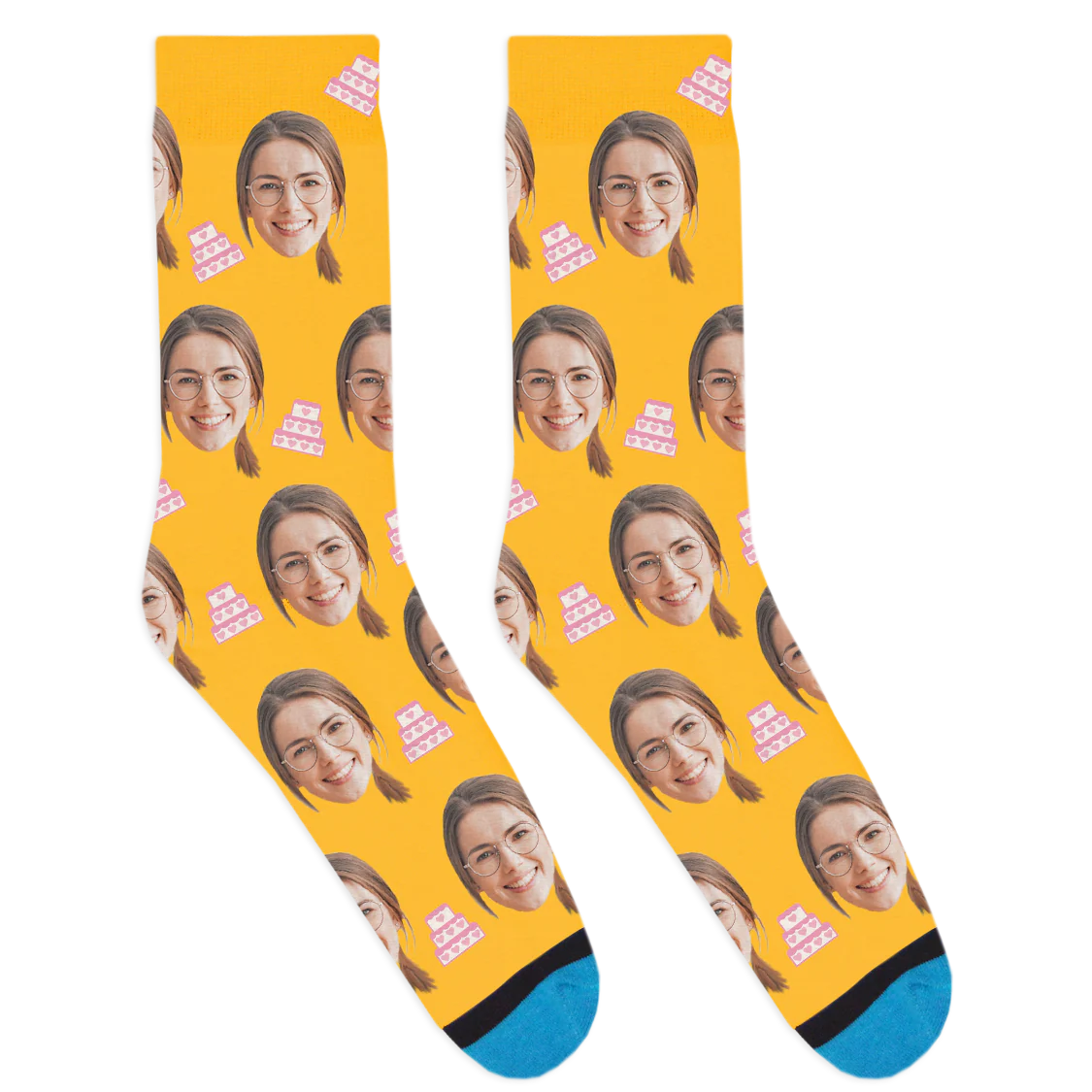 Custom Wedding Cake Socks - Image 6