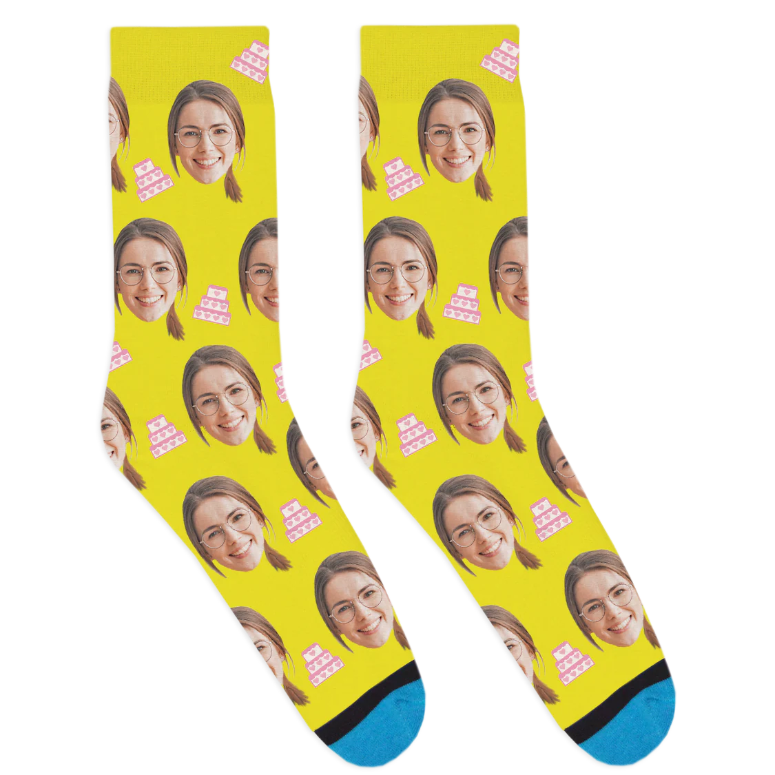 Custom Wedding Cake Socks - Image 9