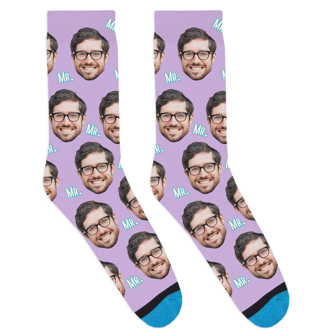 Custom Wedding Mr. Socks - Image 5