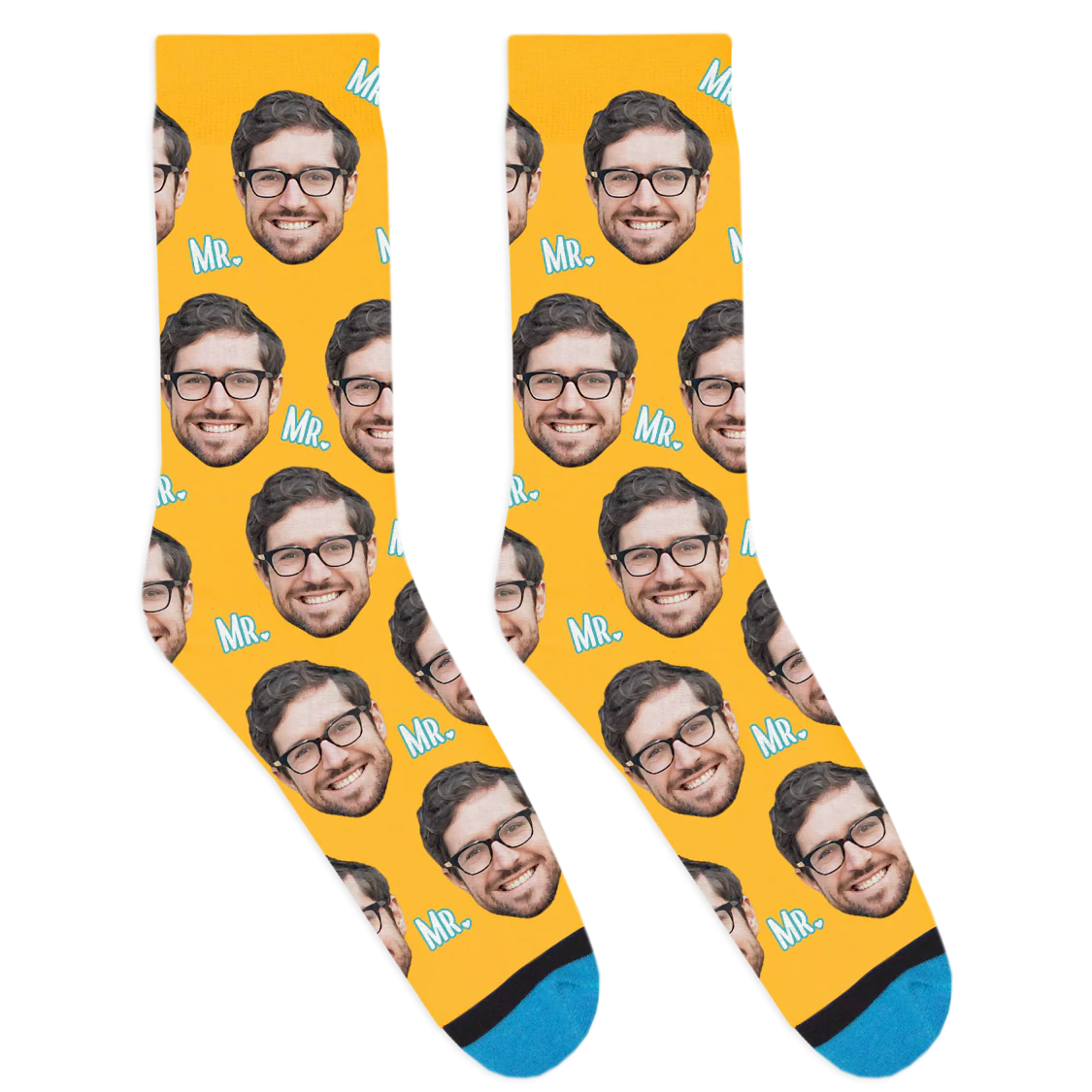 Custom Wedding Mr. Socks - Image 6