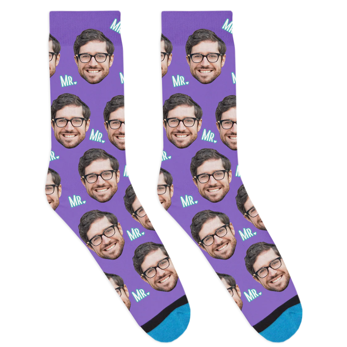 Custom Wedding Mr. Socks - Image 8