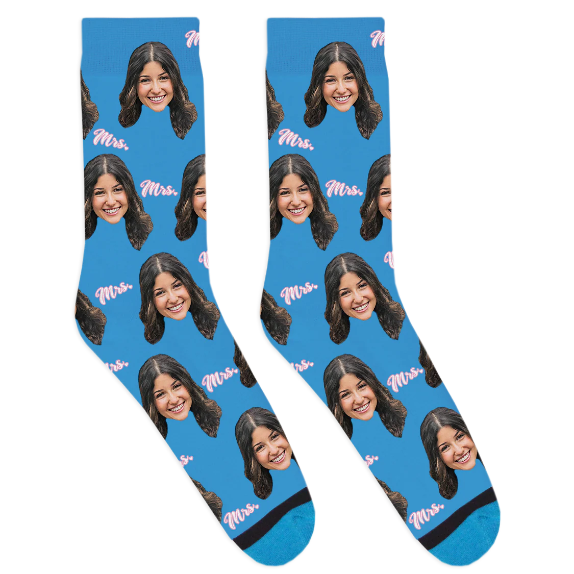 Custom Wedding Mrs. Socks - Image 3
