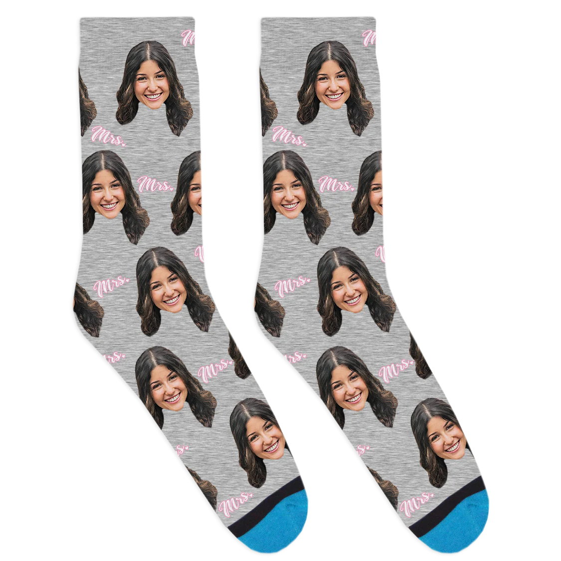Custom Wedding Mrs. Socks - Image 5