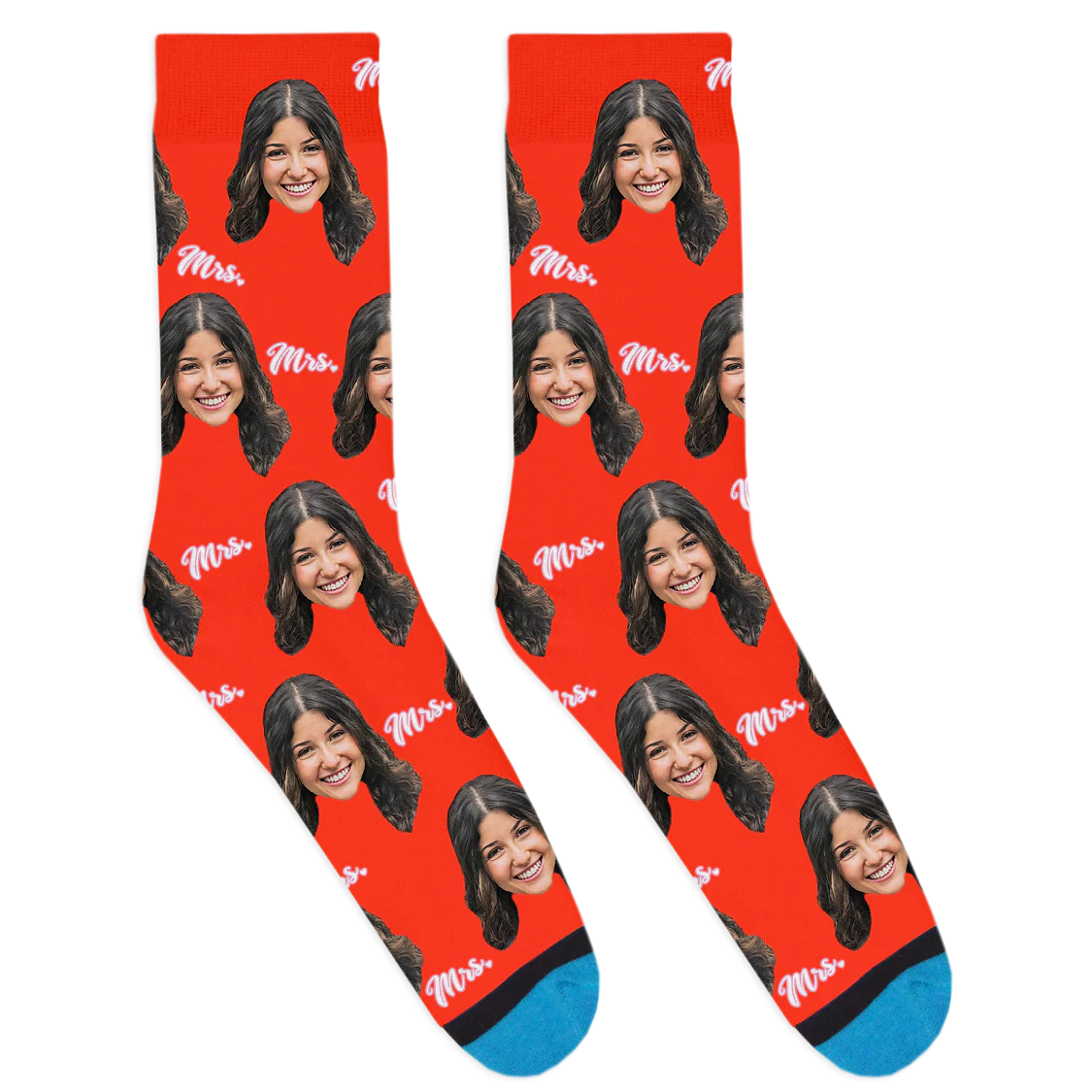 Custom Wedding Mrs. Socks - Image 8