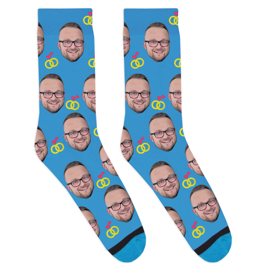 Custom Wedding Ring Socks - Image 3