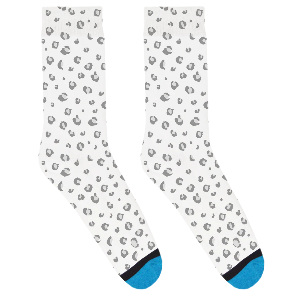 White Cheetah Socks