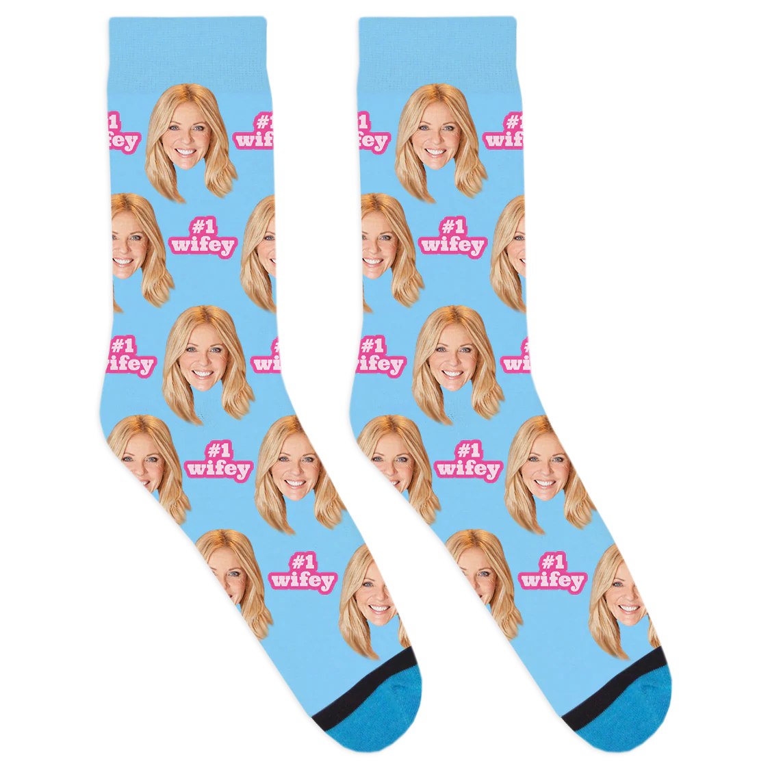 Custom #1 Wifey Socks - Image 2
