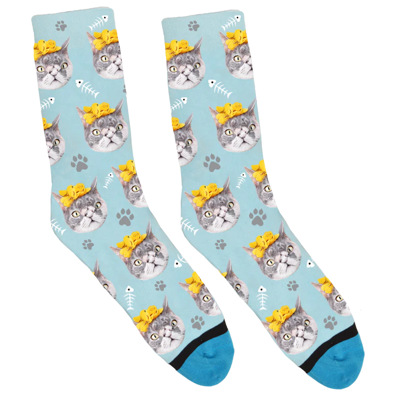 Willow the Beautiful Cat Socks