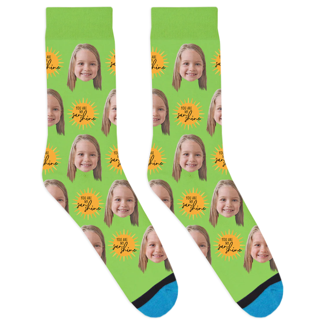 Custom You Are My Sunshine Socks - Image 3