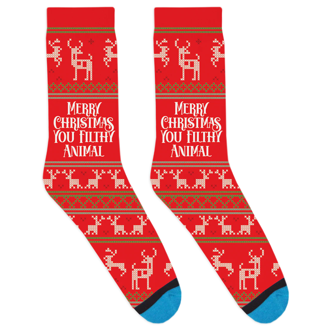 Merry Christmas You Filthy Animal Socks - Image 2